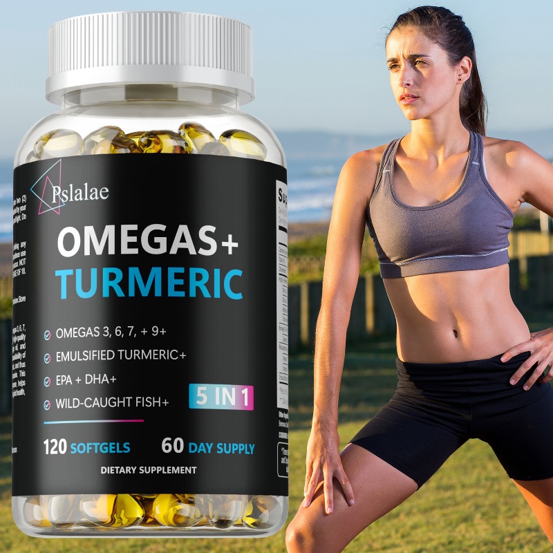 Turmeric Curcumin Capsule - โอเมก้า+ แคปซูลขมิ้น - เพิ่มพลังงานของเซลล์ ช่วยส่งเสริมสุขภาพหัวใจและสมอง ปรับปรุงความสบายและยืดหยุ่นของข้อต่อ