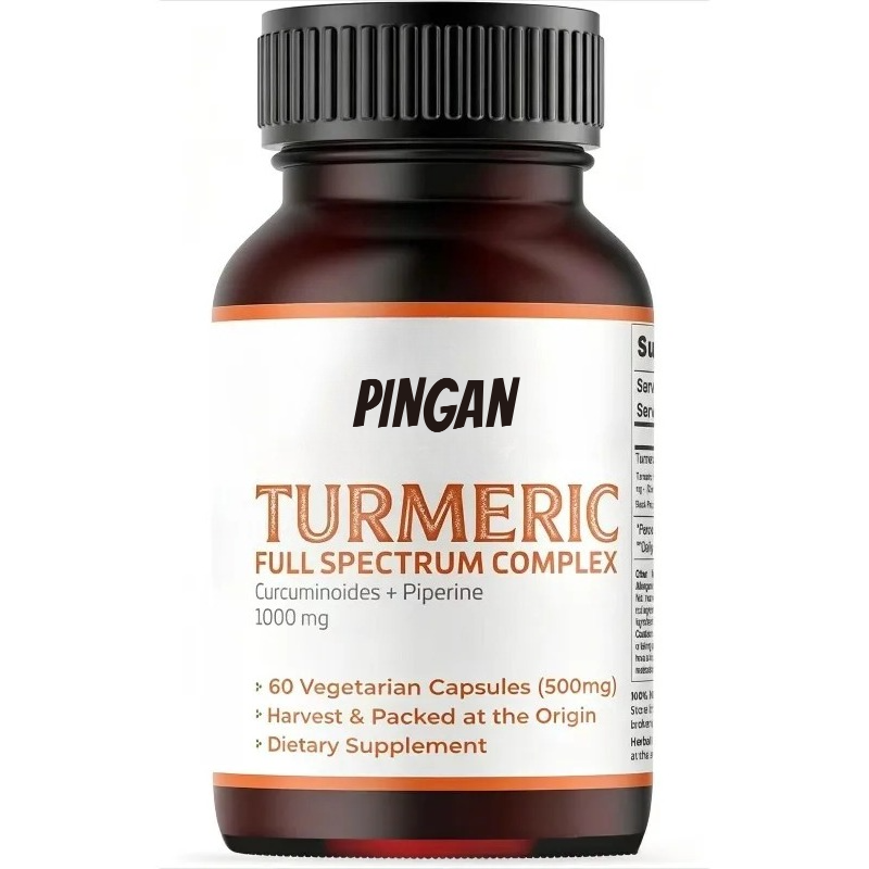 Turmeric Curcumin Capsule - แคปซูลขมิ้นชัน 1000 มก. มีเคอร์คูมิน 95% และไพเพอรีน