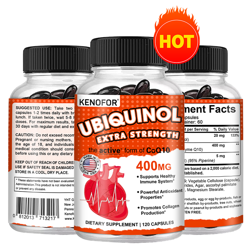 Coq10 Ubiquinol Softgel - Ubiquinol CoQ10 400mg ซอฟเจล, Super Absorption,