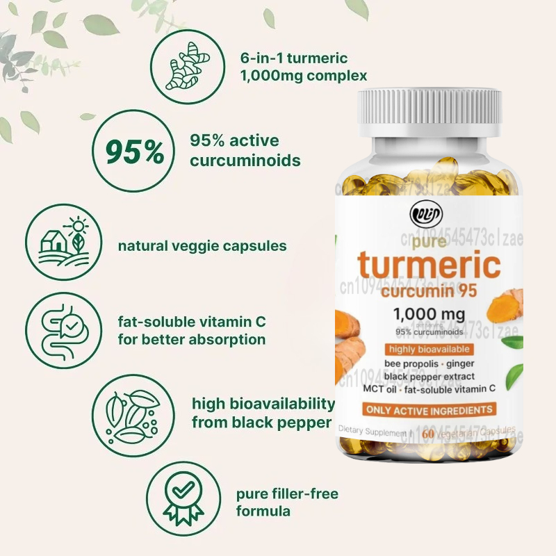 อาหารเสริมขมิ้นชัน 1000 มก. พร - Turmeric Curcumin Capsule บทวิจารณ์และราคา