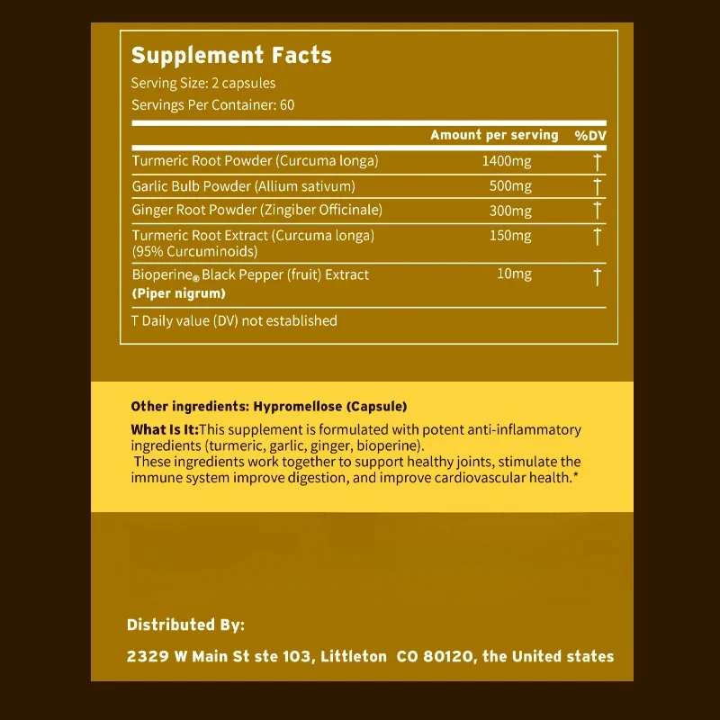 อาหารเสริมขมิ้นขิง 4-in-1 - ผส - Turmeric Curcumin Capsule บทวิจารณ์และราคา