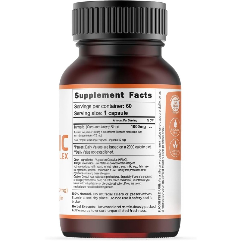 แคปซูลขมิ้นชัน 1000 มก. มีเคอร - Turmeric Curcumin Capsule บทวิจารณ์และราคา