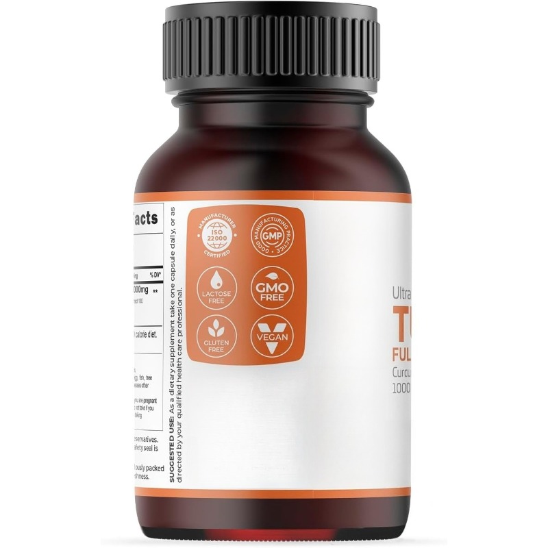 แคปซูลขมิ้นชัน 1000 มก. มีเคอร - Turmeric Curcumin Capsule บทวิจารณ์และราคา