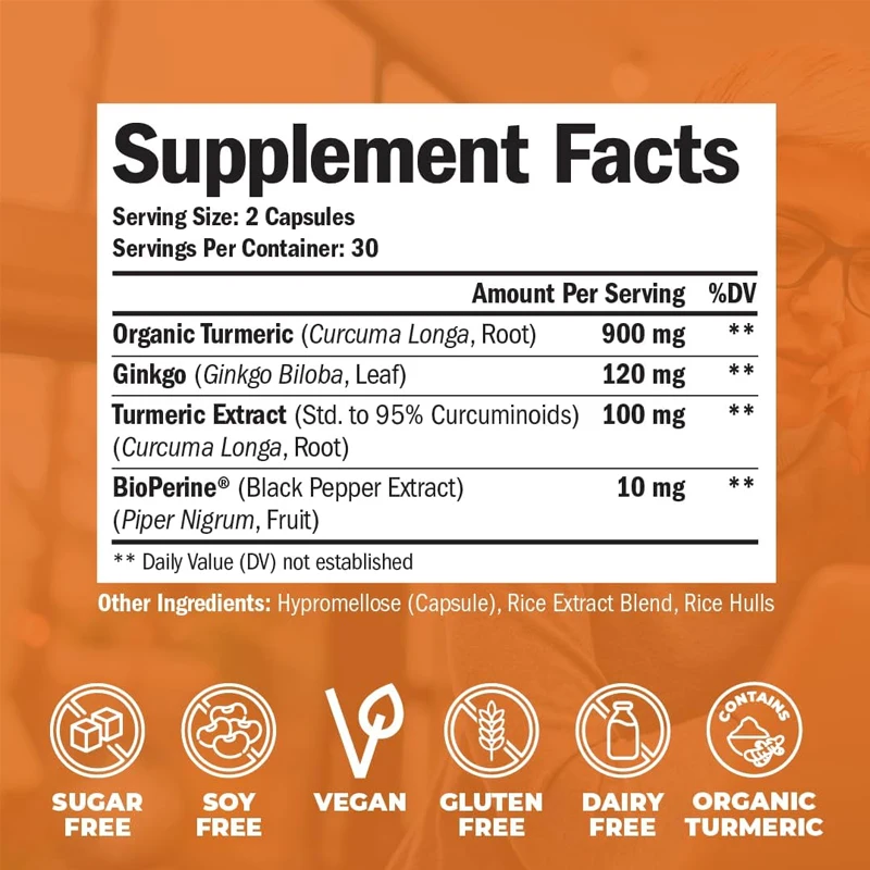 อาหารเสริมเคอร์คูมินขมิ้นอินทร - Turmeric Curcumin Capsule บทวิจารณ์และราคา