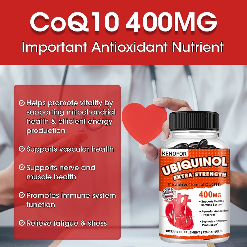 Ubiquinol CoQ10 400mg ซอฟเจล,  - Coq10 Ubiquinol Softgel บทวิจารณ์และราคา