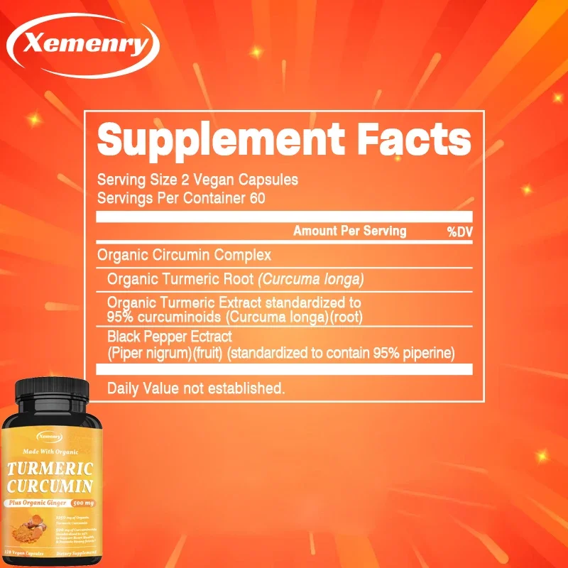 ขมิ้นเคอร์คูมินผสมพริกไทยดำเพื - Turmeric Curcumin Capsule บทวิจารณ์และราคา